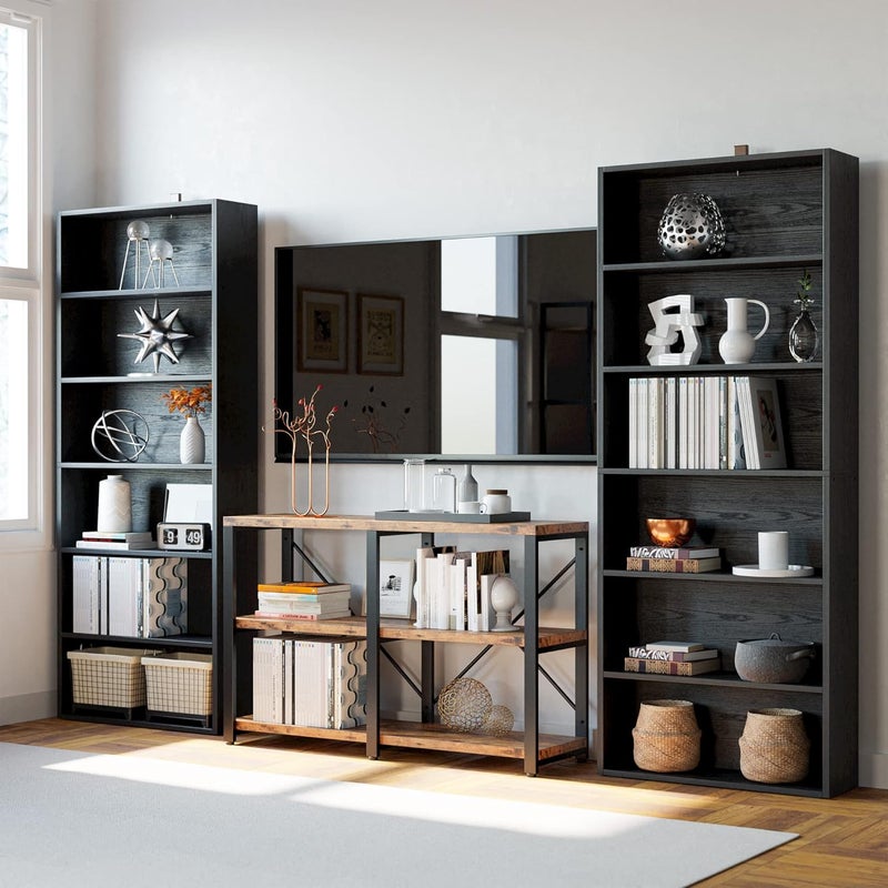 IRONCK Bookshelves and Bookcases Floor Standing 6 Tiers Display Storage Shelves 70 in Tall Bookcase Home Decor Furniture for Home Office, Living Room, Bed Room - Image 4